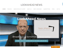 Tablet Screenshot of lookaheadnews.com